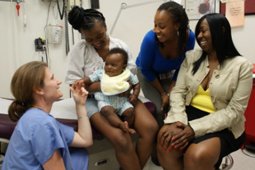 Doctor and family